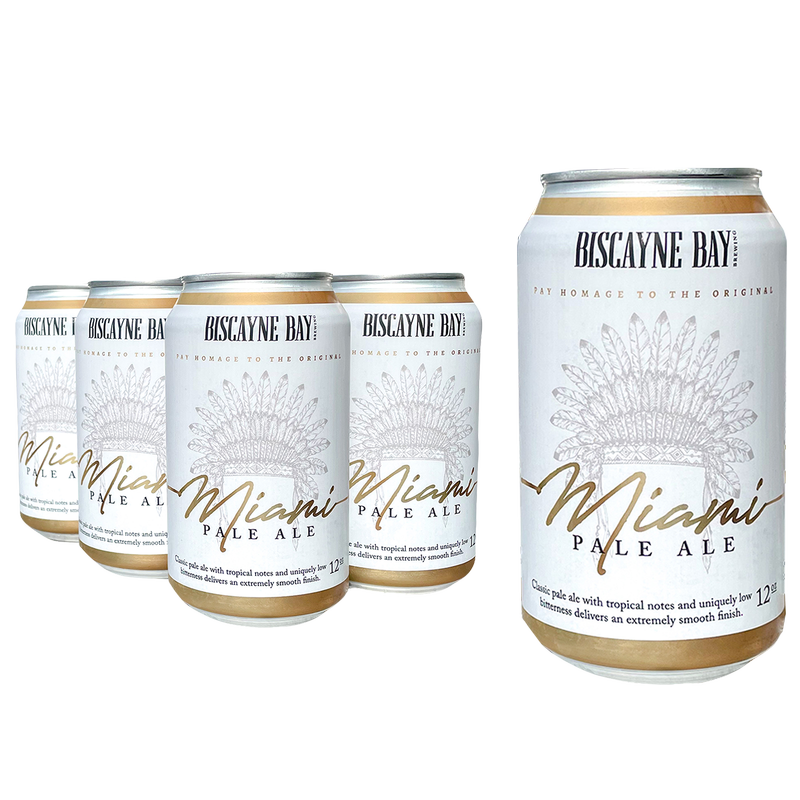Biscayne Bay Brewing Miami Pale Ale 6pk 12oz Can 5.5% ABV