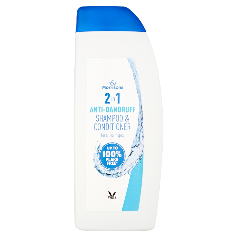 Morrisons 2 In 1 Anti-Dandruff Shampoo & Conditioner, 500ml