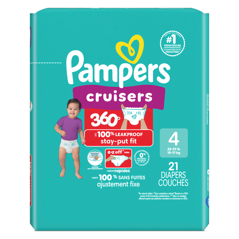Pampers Cruisers Size 4 21ct