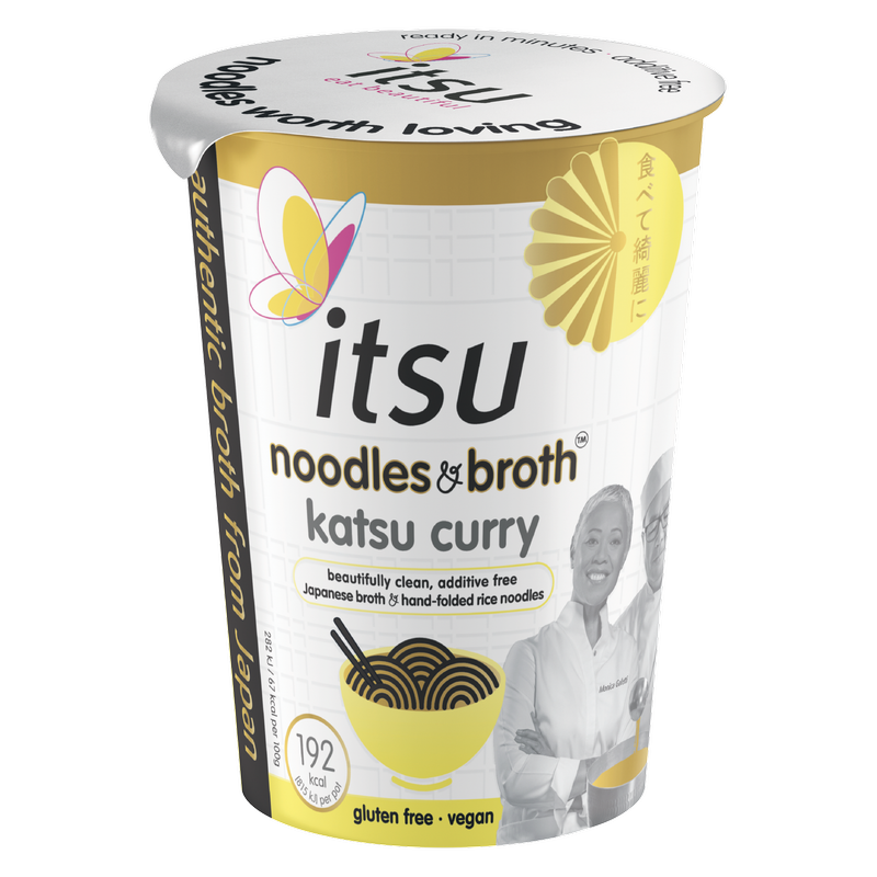 itsu Katsu Curry Instant Noodles & Broth Pot, 63g