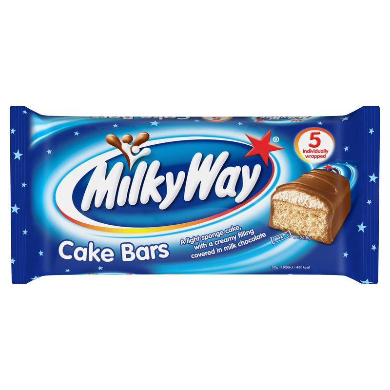 Milky Way Cake Bars, 5pcs