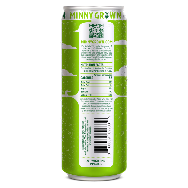 Minny Grown 10mg THC Minnarita 4pk 12oz Can