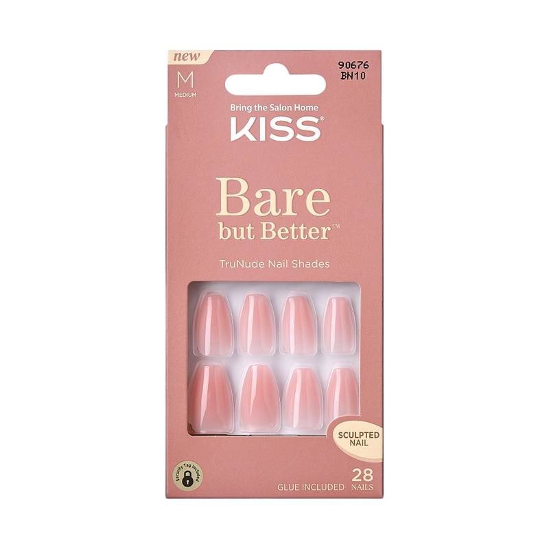 KISS Bare but Better, Press-on Nails, Bare Nude, Nude