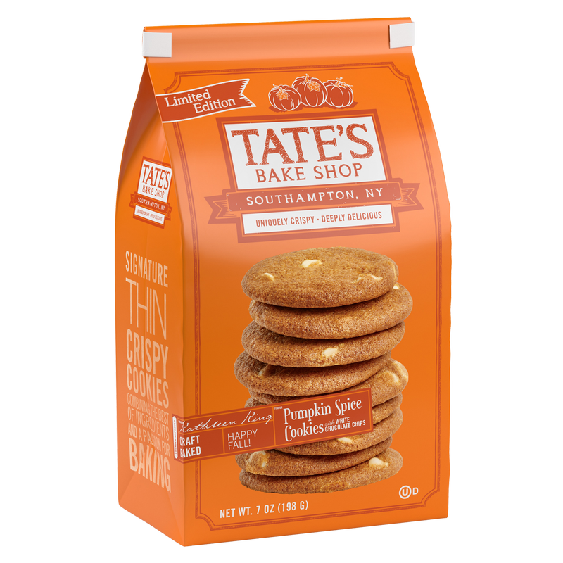 Tate's Bake Shop Pumpkin Spice Cookies 7oz