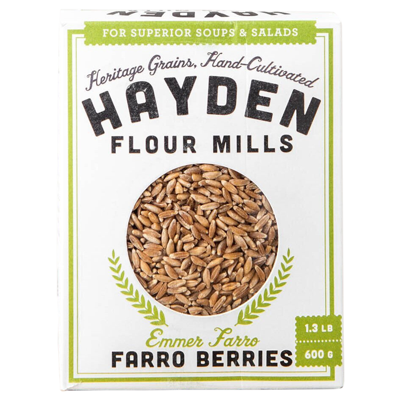 Hayden Flour Mill Whole Farro Berries 1.3lb Box