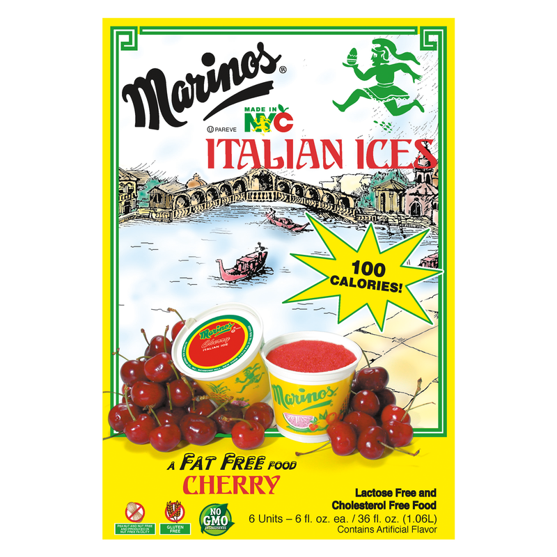Marinos Italian Ice Cherry Cup 6ct