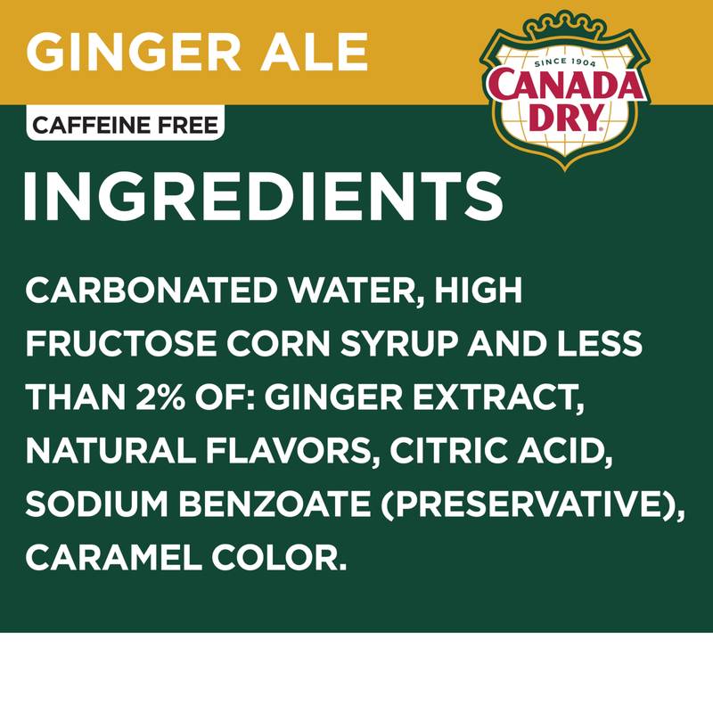 Canada Dry Ginger Ale 6pk 10oz Btl