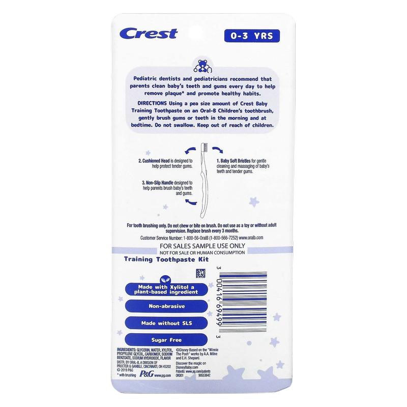Crest Baby Training Toothpaste & Toothbrush Kit, Winnie the Pooh