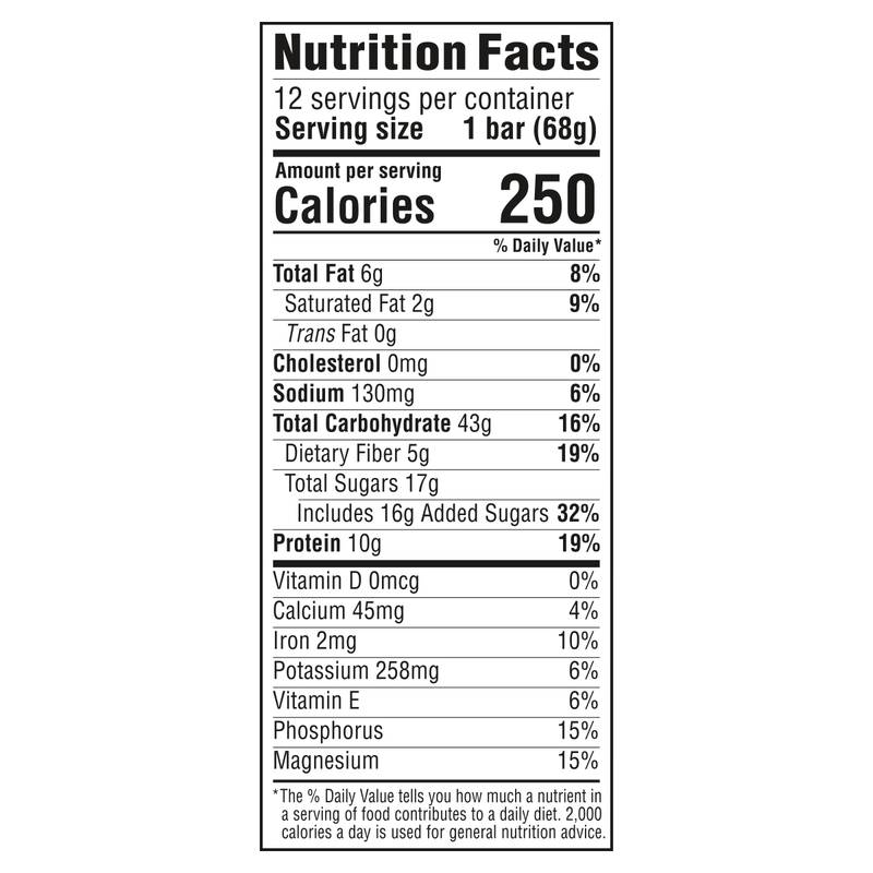 Clif Bar Chocolate Chip Energy Bar Case 12 ct