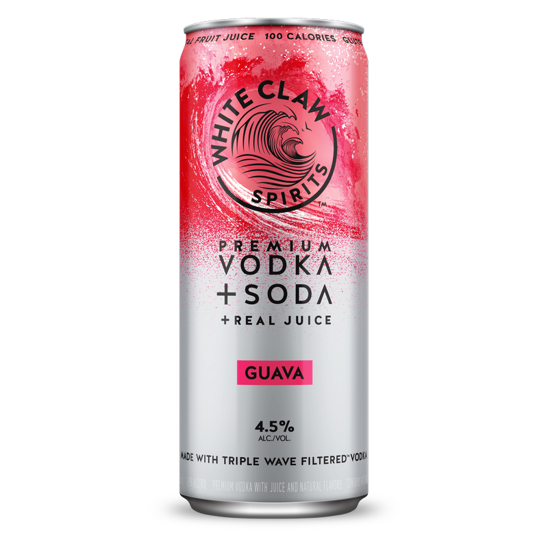 White Claw Vodka + Soda Guava 12oz Can 4.5% ABV