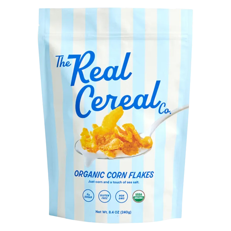 The Real Cereal Organic Corn Flakes Cereal, 8.4oz.