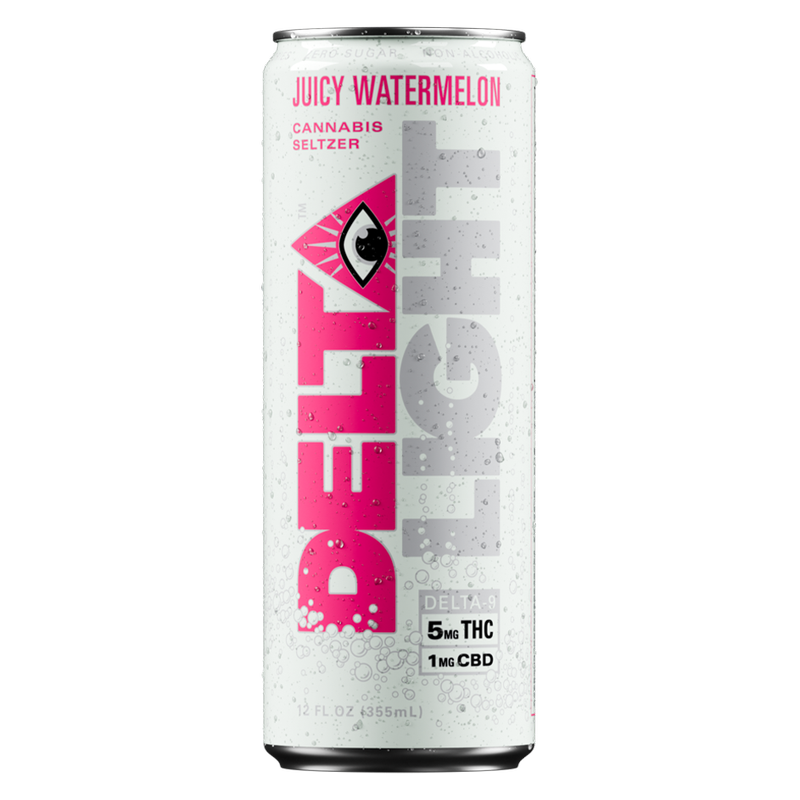 Delta Light 5mg THC Juicy Watermelon Seltzer 12oz Can