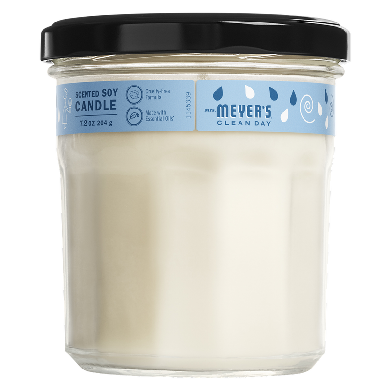 Mrs. Meyer's Rainfall Soy Candle, 7.2 Ounce Candle