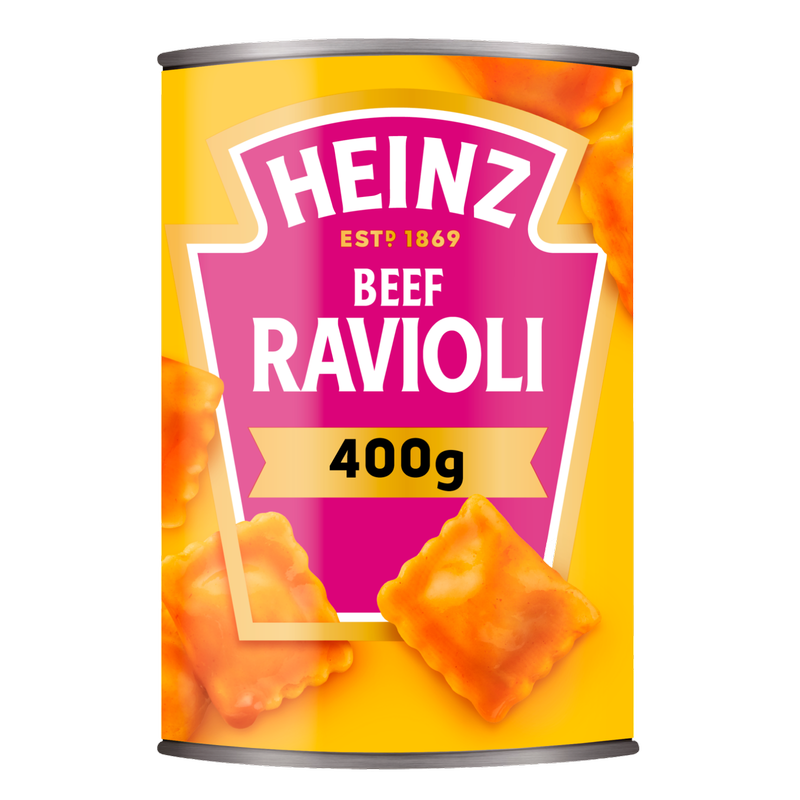 Heinz Beef Ravioli in a Rich Tomato Sauce, 400g