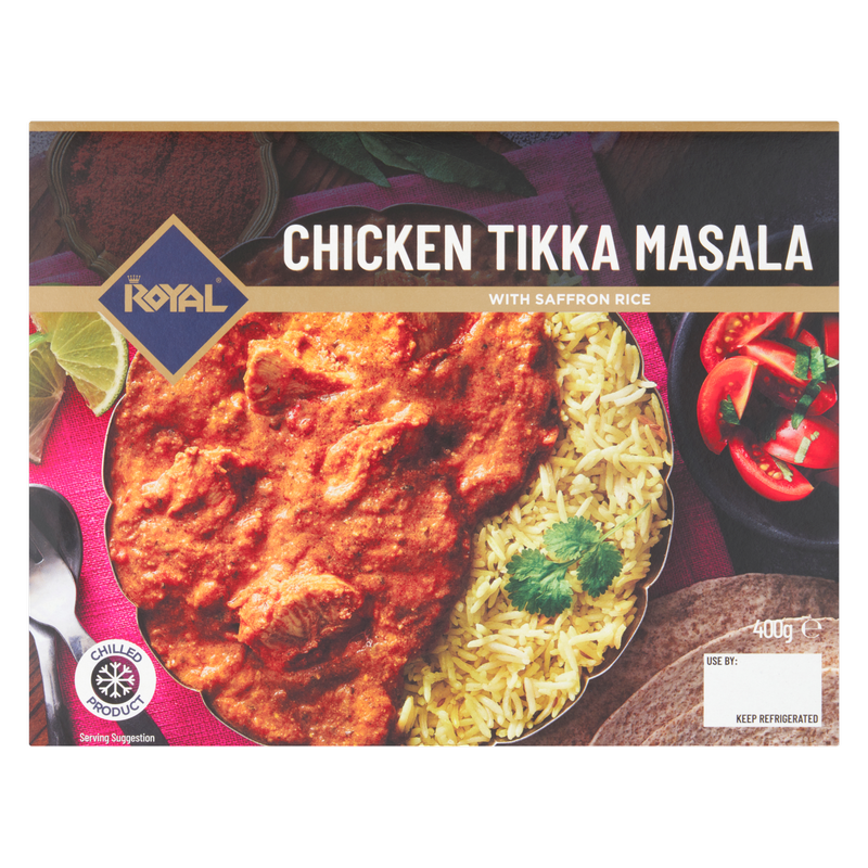 Royal Chicken Tikka Masala Saffron Rice, 400g