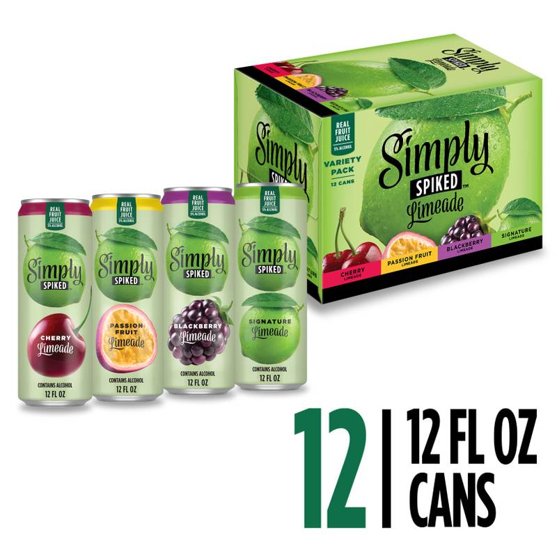 Simply Spiked Limeade Variety Pack 12pk 12oz Cans 5% ABV