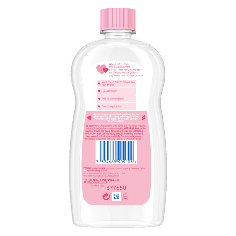 Johnson's Baby Oil, 500ml