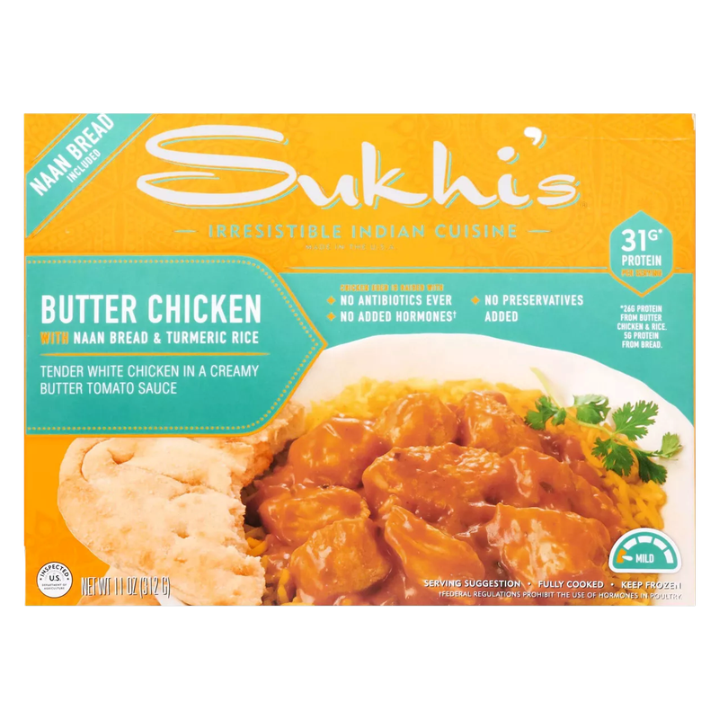 Sukhi's Frozen Butter Chicken Curry Meal, 11 oz