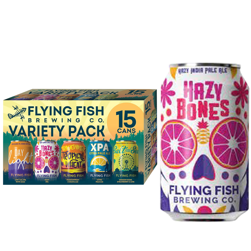Flying Fish Block Party Variety Pack 15pk 12oz Can ABV Varies