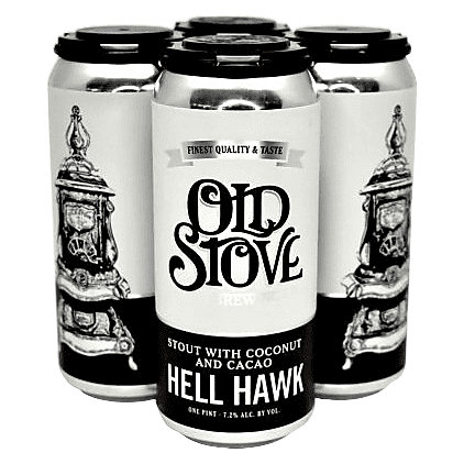 Old Stove Brewing Hell Hawk Stout 4pk 16oz Can