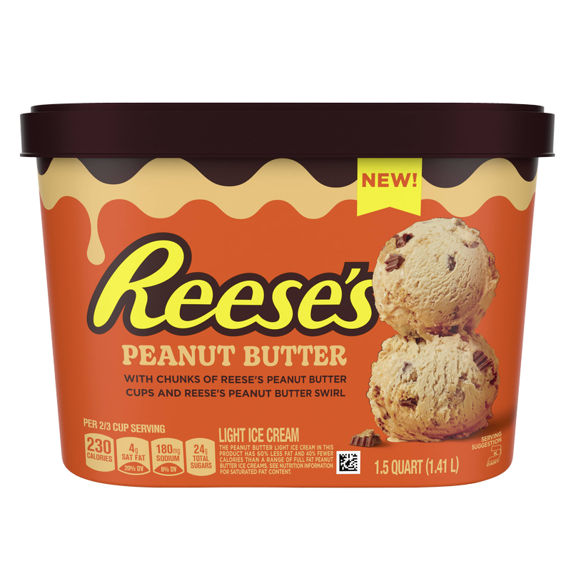 Reese's Peanut Butter Light Ice Cream 48oz