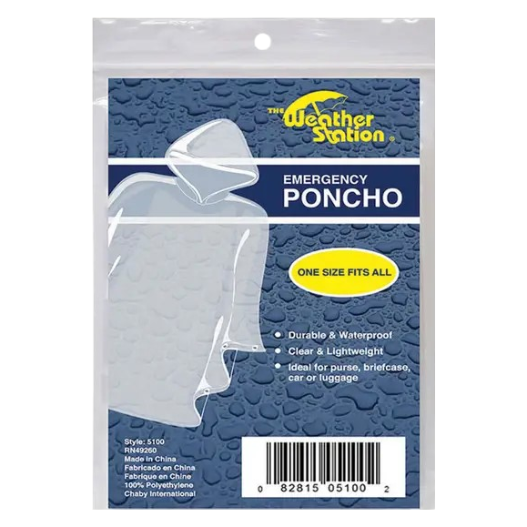 The Weather Station Emergency Poncho