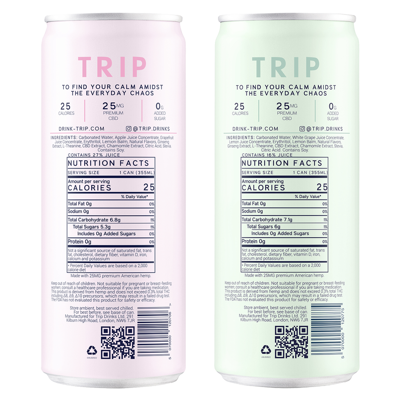 TRIP Lemon Basil CBD Infused Drink 8.5oz - Delivered In As Fast As 15  Minutes