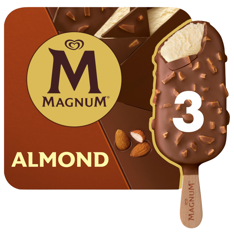Magnum Almond, 3 x 100ml