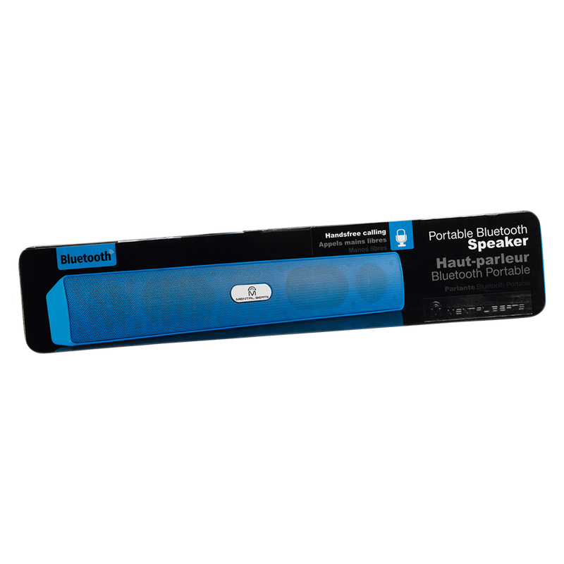 Mental Beats Portable Loud Bluetooth Speaker-Blue