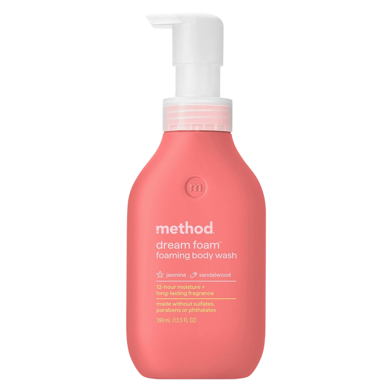 Method Foaming Body Wash, Jasmine & Sandlewood, 13.5oz
