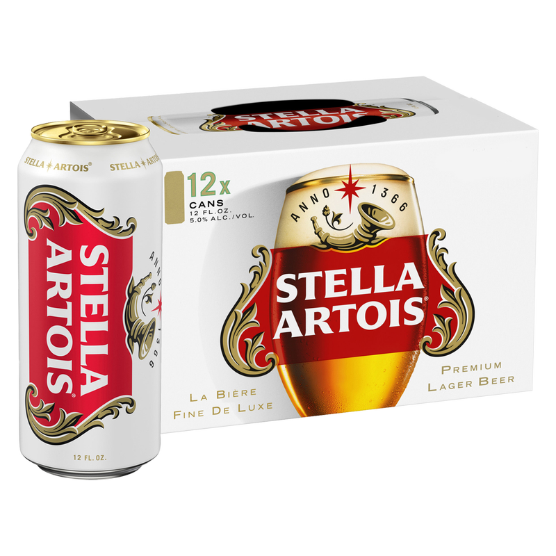 Stella Artois 12pk 12oz Cans 5.2% ABV