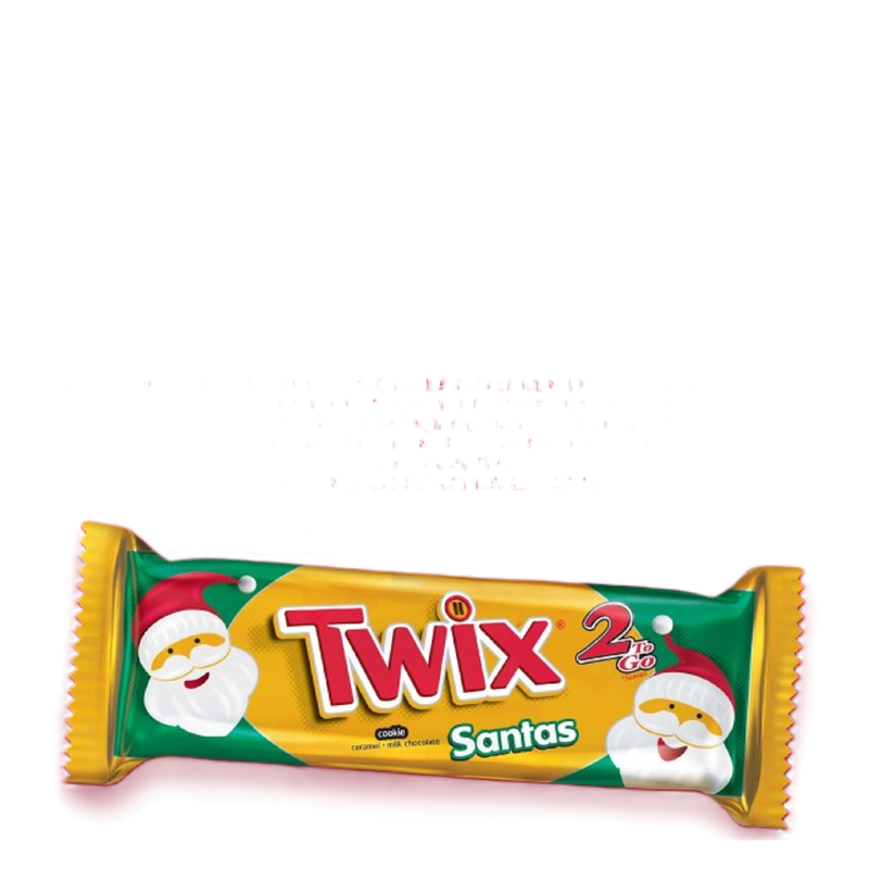 Twix Caramel Santa 2ct