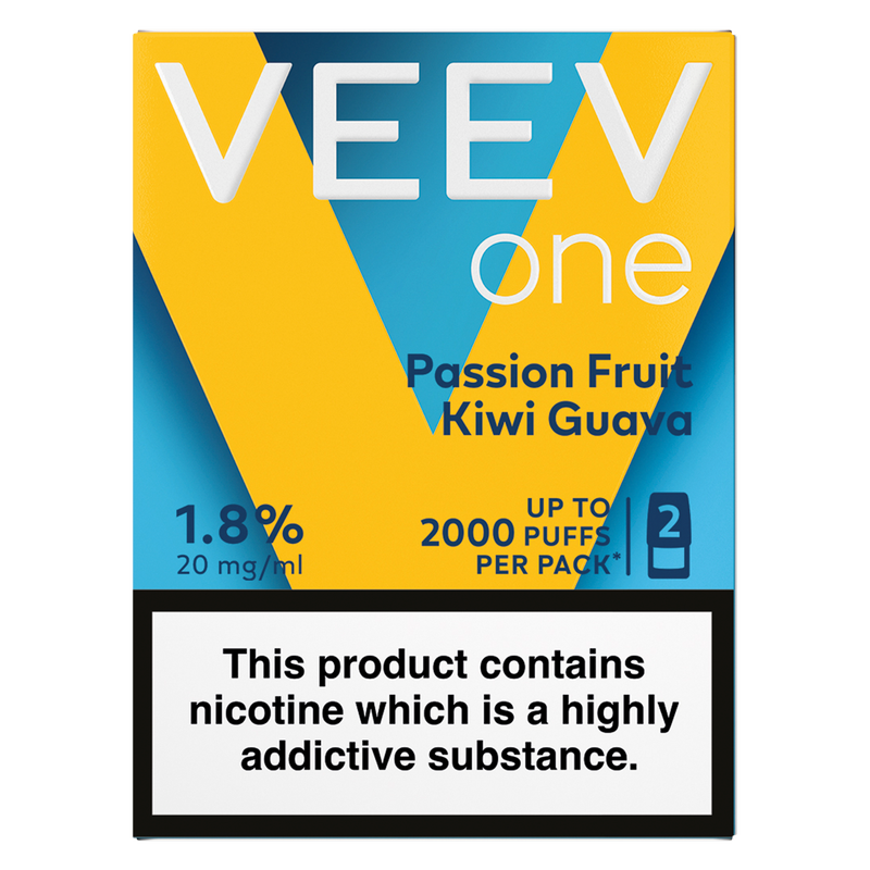 VEEV One Passionfruit Kiwi Guava 1.8%, 1pcs