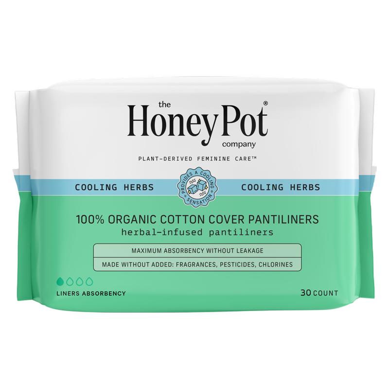 The Honey Pot Everyday Herbal Pantiliners 30ct