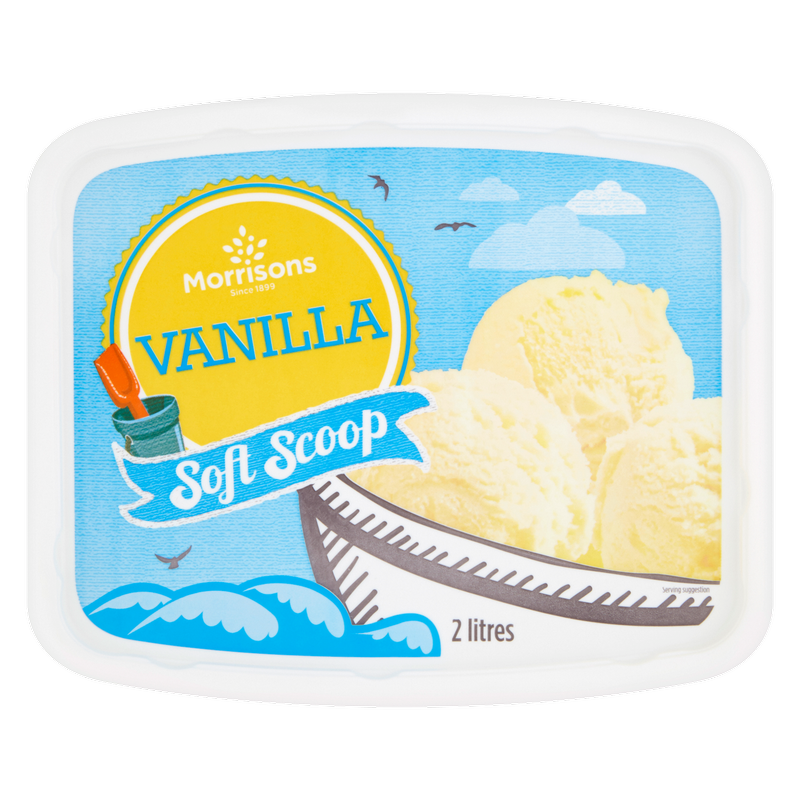 Morrisons Vanilla Ice Cream, 2L