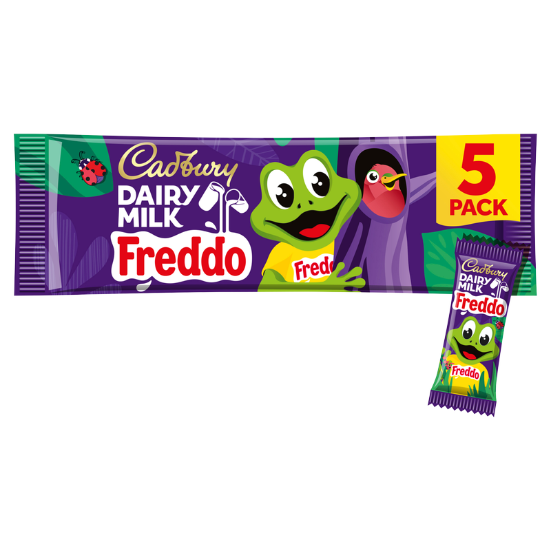 Cadbury Dairy Milk Freddo Chocolate Bar 5 Pack, 90g