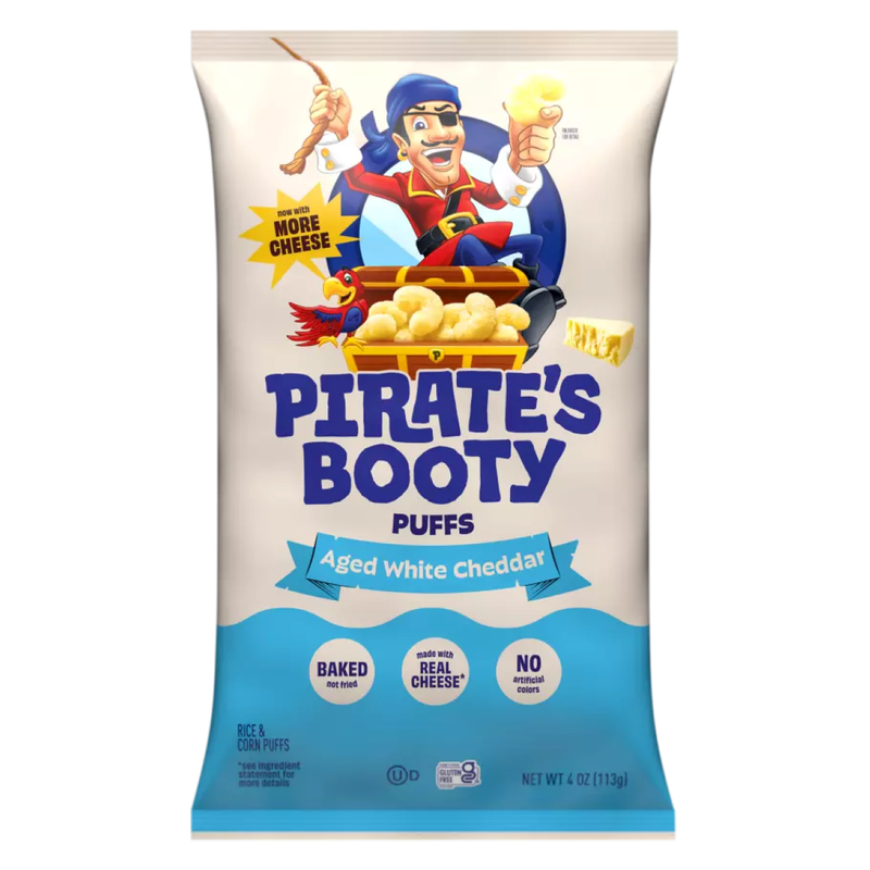 Pirate's Booty Aged White Cheddar Puffs 4oz