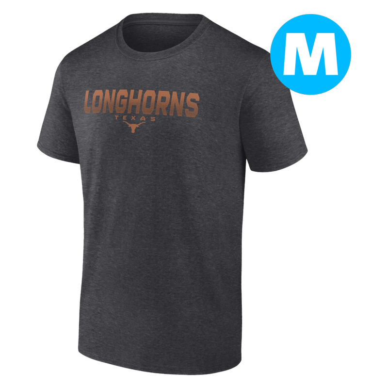 University of Texas Austin Iconic Cotton Battle Scars Short Sleeve Tee-Size Medium