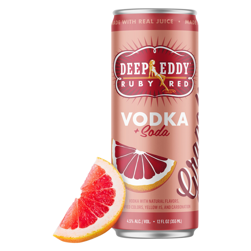 Deep Eddy Ruby Red Grapefruit Vodka & Soda 4pk 12oz 4.5% ABV