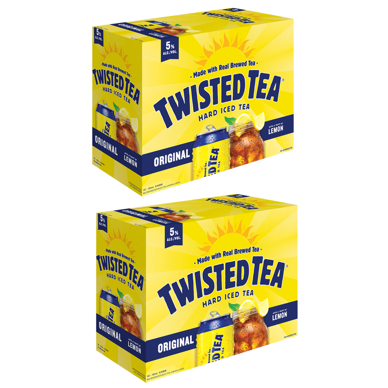 2 FOR BUNDLE Twisted Tea 12pk 12oz Can 5.0% ABV