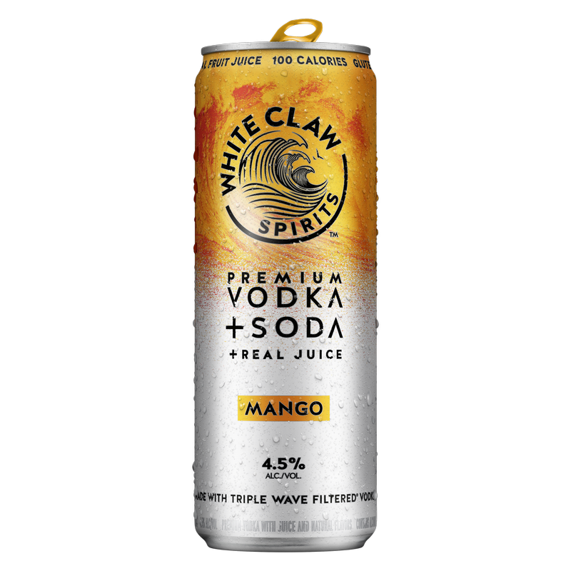 White Claw Vodka + Soda Mango 12oz Can 4.5% ABV