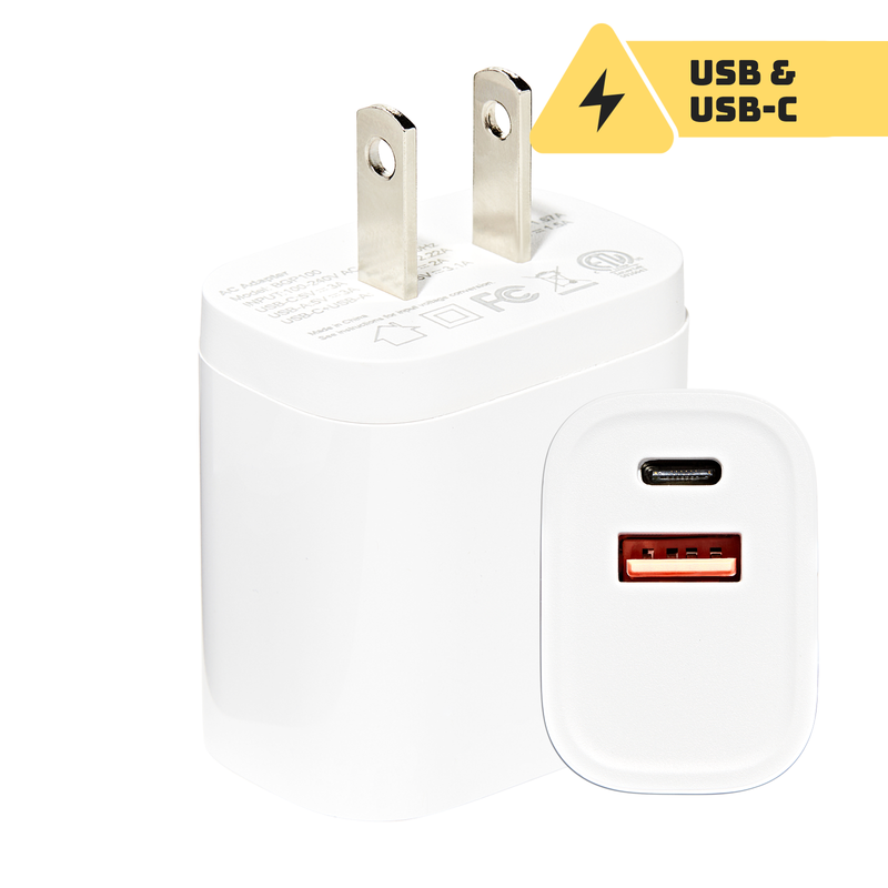 Basically, 20W Dual-Port USB-A and USB-C Wall Charger
