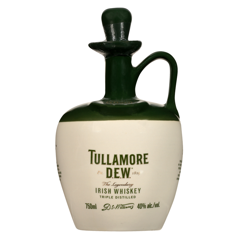 Tullamore DEW Irish Whiskey Crock 750ml