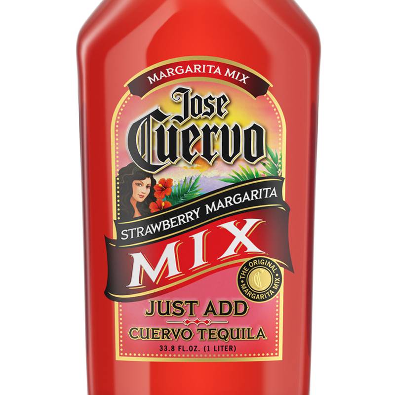 Jose Cuervo Margarita Mix Strawberry Lime 1L