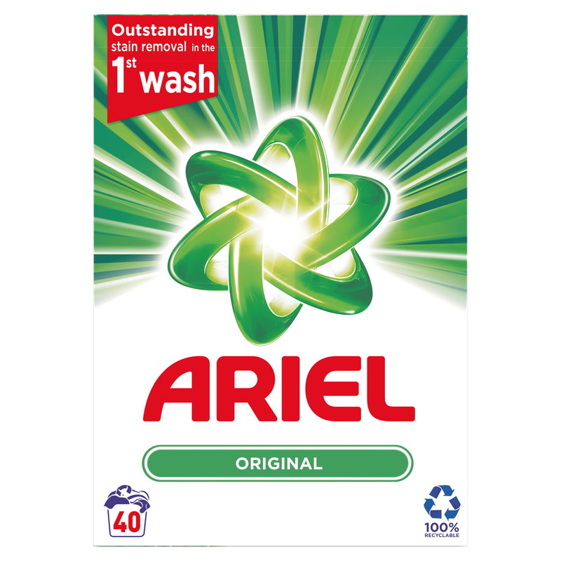 Ariel Original Family Pack 40 Washes, 2.6kg