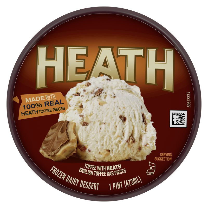 Breyers Heath Toffee Caramel Ice Cream Pint