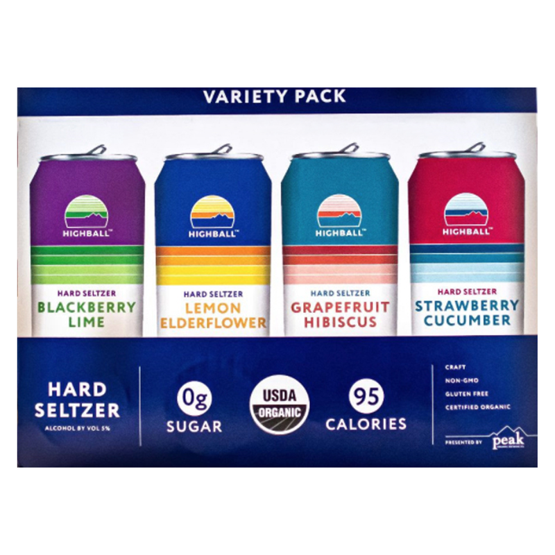 Highball Hard Seltzer Variety Pack 12pk 12oz Can 5% ABV