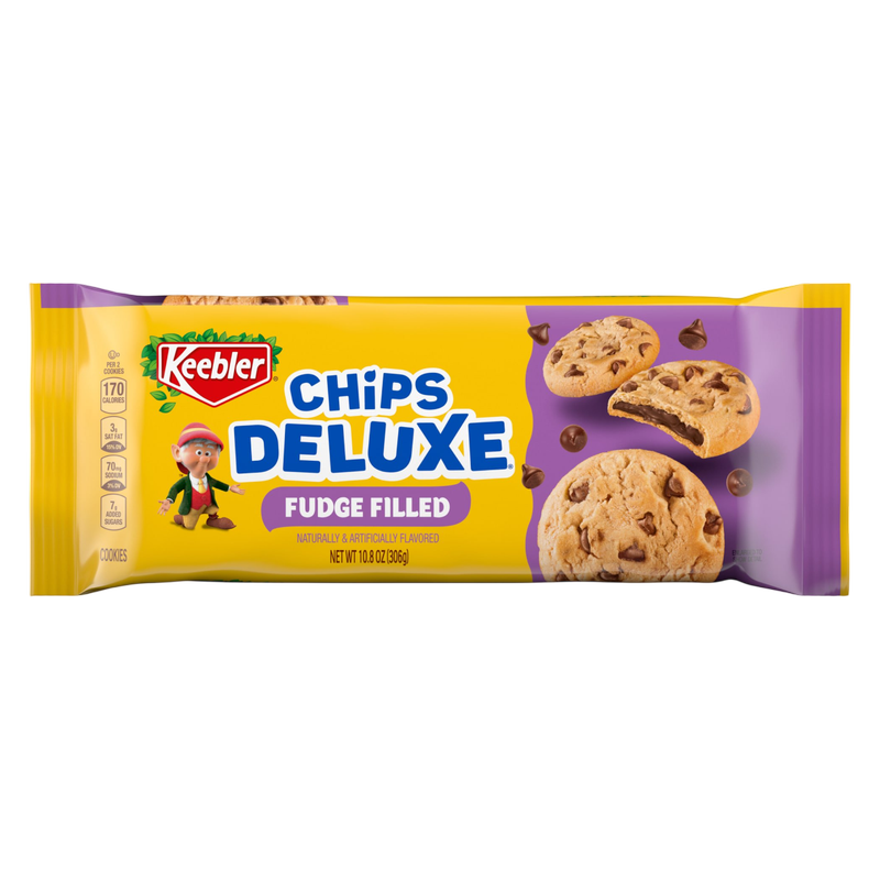 KEEBLER Chips Deluxe Fudge Filled Cookies, 10.8oz