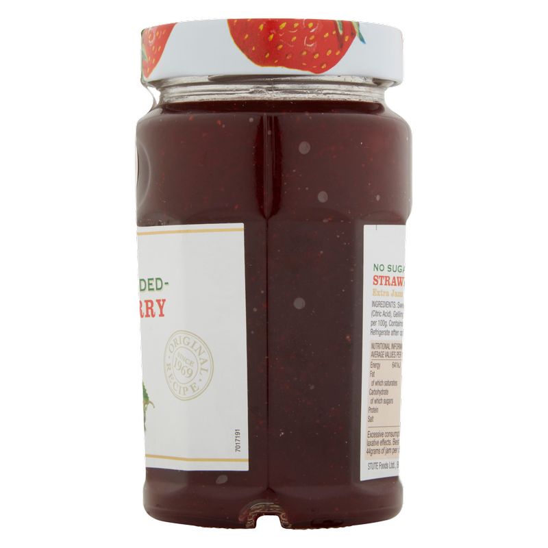 Stute No Sugar Added Strawberry Extra Jam, 430g