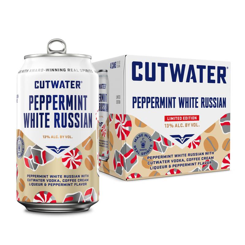 Cutwater Peppermint White Russian Limited Edition 12oz 4pk